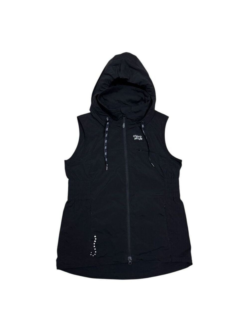 CHLOROPHYLLE Vest Lightweight IMPULSION Hooded Windbreaker Running Womens Medium